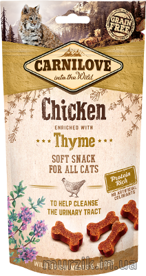 Лакомство для котов Carnilove Cat Crunchy Snack с курицей и тимьяном 50 г 32566291 фото