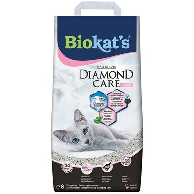 Наполнитель Biokats Diamond Fresh для кошачьего туалета, бентонитовый, 8 л 613260 фото