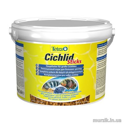 Корм Tetra Cichlid Sticks для всех цихлид 10 L /2,9 кг 1471533 фото