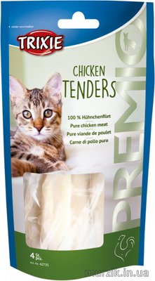 Лакомство для котов "PREMIO Chicken Tenders" нежное куриное филе, 70 г 5598370 фото