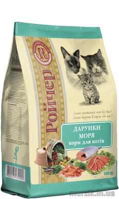 Сухой корм для взрослых котов всех пород "Ройчер Дары Моря" 6 кг 9063459 фото
