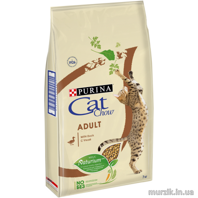 Сухой корм для взрослых кошек Cat Chow Adult (Кет Чау Эдалт) с уткой, 15 кг. 1712450 фото