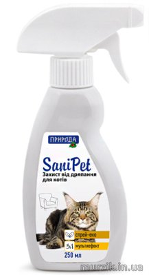 Спрей для защиты мест от царапания для котов "Sani Pet" 250 мл 8122578 фото