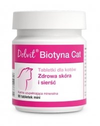 Витаминно-минеральный комплекс для котов и кошек Dolvit Biotyna Cat (Долвит Биотин Кэт) 90 табл./30 г. 9133760 фото