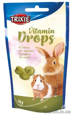 Витаминизированные лакомства для грызунов Vitamin Drops 75 г 4680171 фото