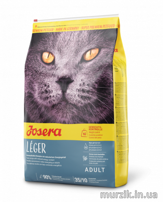 Корм Josera (Йозера) Лагер (Leger) для кастрированных или малоактивных кошек 10 кг. 50003277 фото