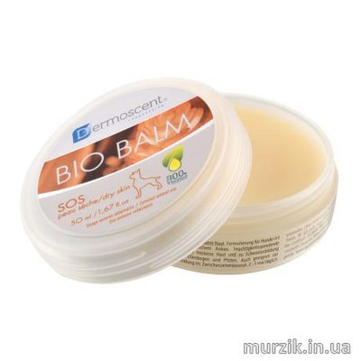 Бальзам Dermoscent BIO BALM (Био балм) для восстановления и защиты кожи носа и лап, 50 мл 41444998 фото