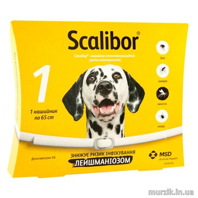 Ошейник для собак крупных пород Scalibor (Скалибор) 65 см. 4692080 фото
