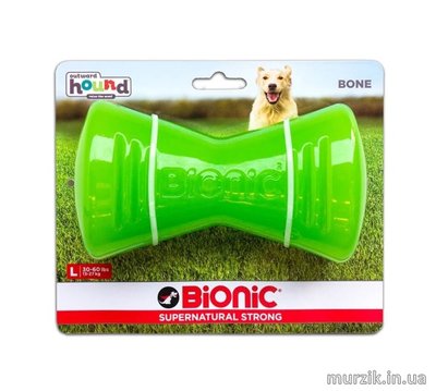 Игрушка для собак Bionic Bone (Бионик Опак Бон кость),большая зеленая, 14,7 см 42364274 фото
