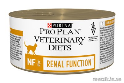 Упаковка 24 шт!!!Влажный корм Purina Pro Plan Veterinary Diets NF для котов при патологии почек (консерва) 195г. 42068974 фото