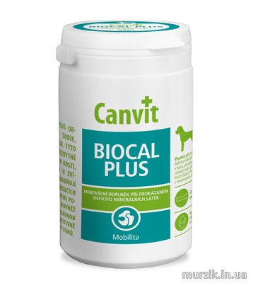 Витамины Canvit Biocal Plus (Канвит Биокаль Плюс) для собак 1000 г (1000 табл.) 6247294 фото