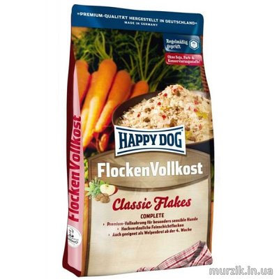 Сухой корм для собак Happy Dog Flocken Vollkost 10 кг. 8931248 фото