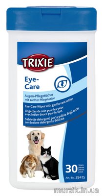 Салфетки для глаз Trixie для котов, собак и грызунов (30 шт) 8659023 фото