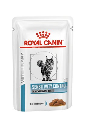 Вологий корм для котів Royal Canin (Роял Канін) Sensitivity control з куркою та рисом пауч 85 г. RC 4035001 фото
