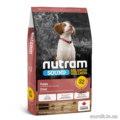 Сухой корм холистик класса для щенков Nutram Sound Balanced Wellness Puppy 2 кг. 8564083 фото