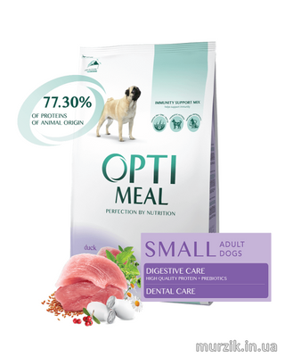 Сухой корм для собак мелких пород Optimeal (Оптимил) с уткой 1,5 кг. 6331929 фото