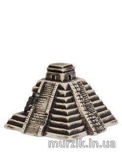 Декорация в аквариум "Пирамида майя" (11,5х11х8) см 32602475 фото