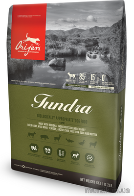 Сухой корм для собак ORIJEN TUNDRA (Ориджен Тундра) 6 кг 41453389 фото