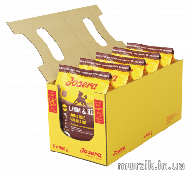 Josera (Йозера) Lamb&Rice (Лем енд Райс) для собак зі смаком ягня 4,5 кг. 50006212 фото