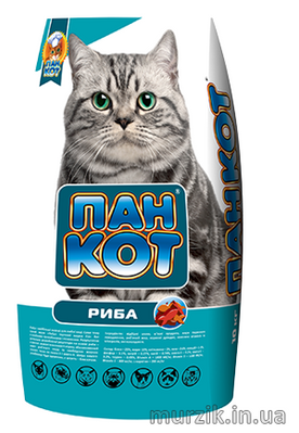 Сухой корм для кошек Пан Кот Рыба 10 кг. 3911515 фото