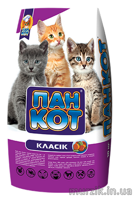 Сухой корм для кошек Пан Кот Классик 10 кг. 3911516 фото