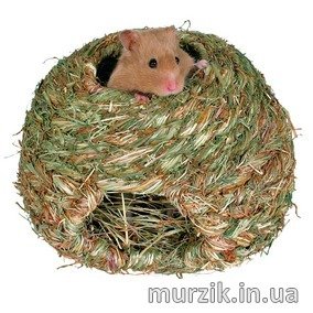 Гнездо круглое для грызуна. 16см 1478486 фото