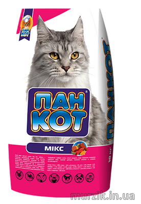 Сухой корм для кошек Пан Кот Микс 10 кг. 3911517 фото