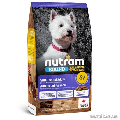 Сухой корм холистик класса для собак мелких пород Nutram Sound Balanced Wellness Small Breed Adult Dog 2 кг. 8564075 фото