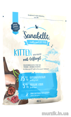 Сухой корм для котят и беременных/лактирующих кошек Sanabelle Kitten (Санабель Киттен), 10 кг 32589762 фото