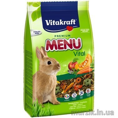 Корм для кроликов Vitakraft Menu 3 кг 25542 фото