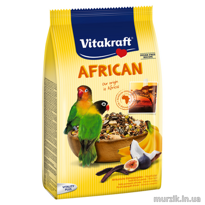 Корм для средних африканских попугаев Vitakraft &#171;African&#187; 750 г 32589923 фото