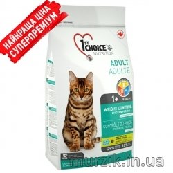Сухой корм для кошек 1st Choice (Фест Чойс) склонных к полноте (Weight Control) 2,72 кг. 1444294 фото